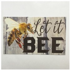 Let It Bee Sign Wall Plaque or Hanging Garden Bees Hive Hanging    302454709602